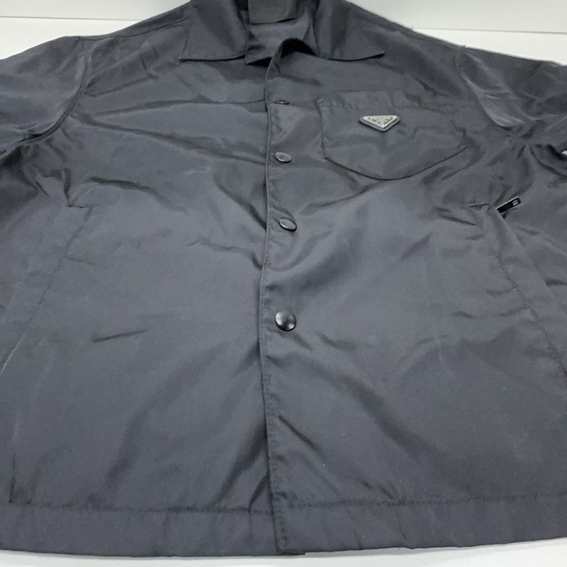 Prada Prada Black Logo Loose Fit Short Sleeve Shirt Size US XS / EU 42 / 0 - 2 Thumbnail