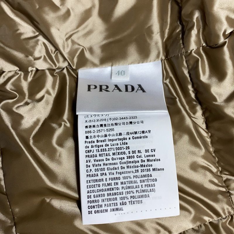Prada Prada Long Sleeve Puffer Coat in Solid Color Size US S / EU 44-46 / 1 - 2 Thumbnail