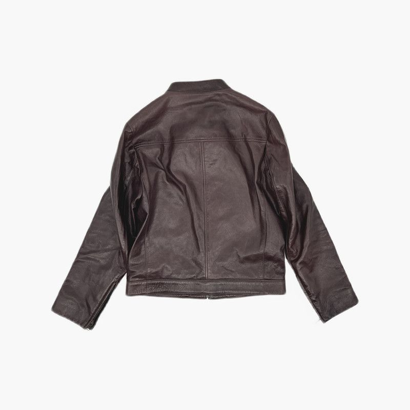 Prada Prada Brown Leather Jacket for Men Size US M / EU 48-50 / 2 - 2 Thumbnail