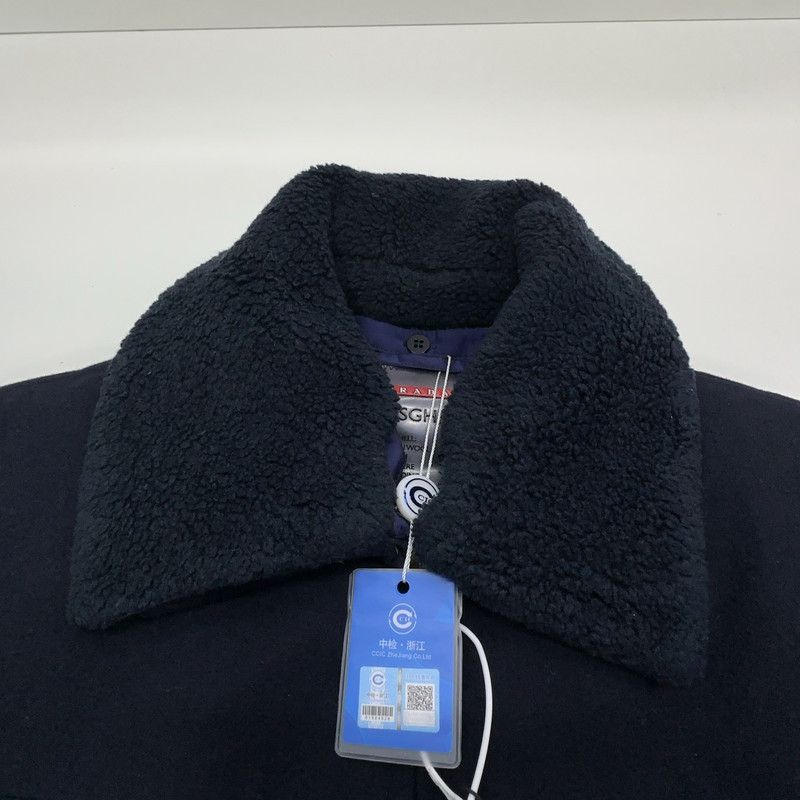 Prada Prada Blue Ushanka Collar Long Sleeve Jacket Size US L / EU 52-54 / 3 - 7 Thumbnail