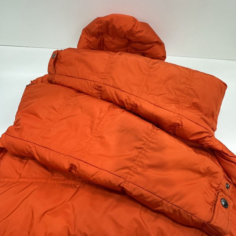 Prada Prada Orange Glossy Triangle Logo Down Jacket Size US XL / EU 56 / 4 - 10 Thumbnail
