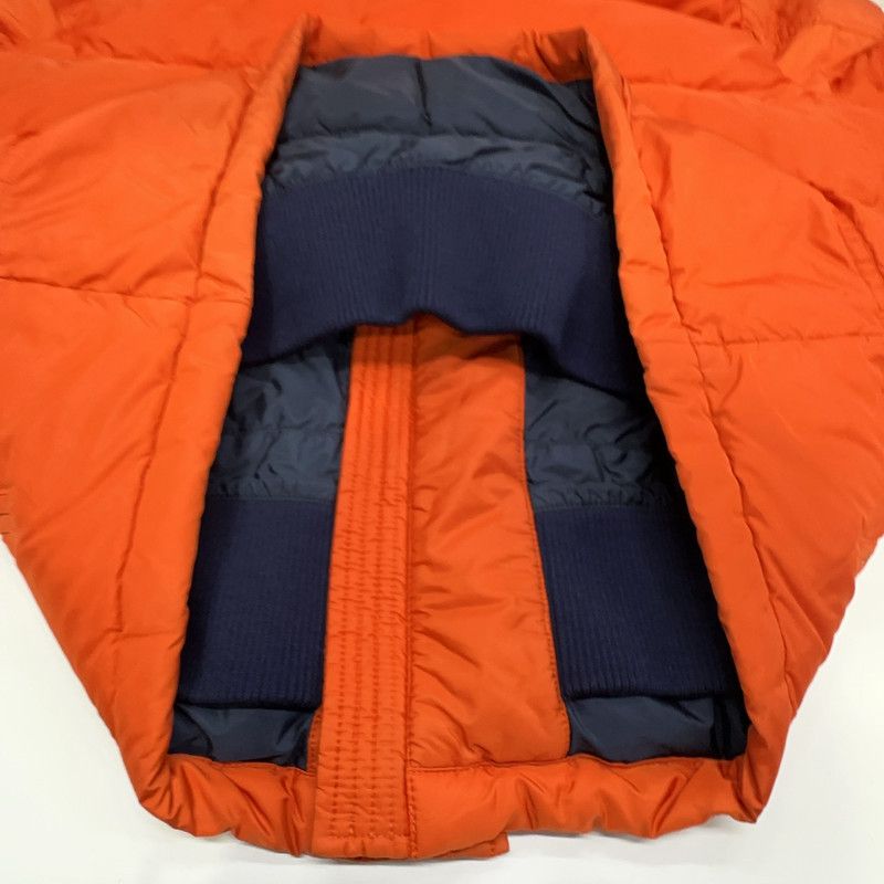 Prada Prada Orange Glossy Triangle Logo Down Jacket Size US XL / EU 56 / 4 - 9 Thumbnail