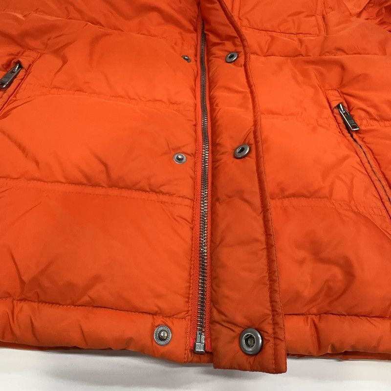 Prada Prada Orange Glossy Triangle Logo Down Jacket Size US XL / EU 56 / 4 - 6 Thumbnail