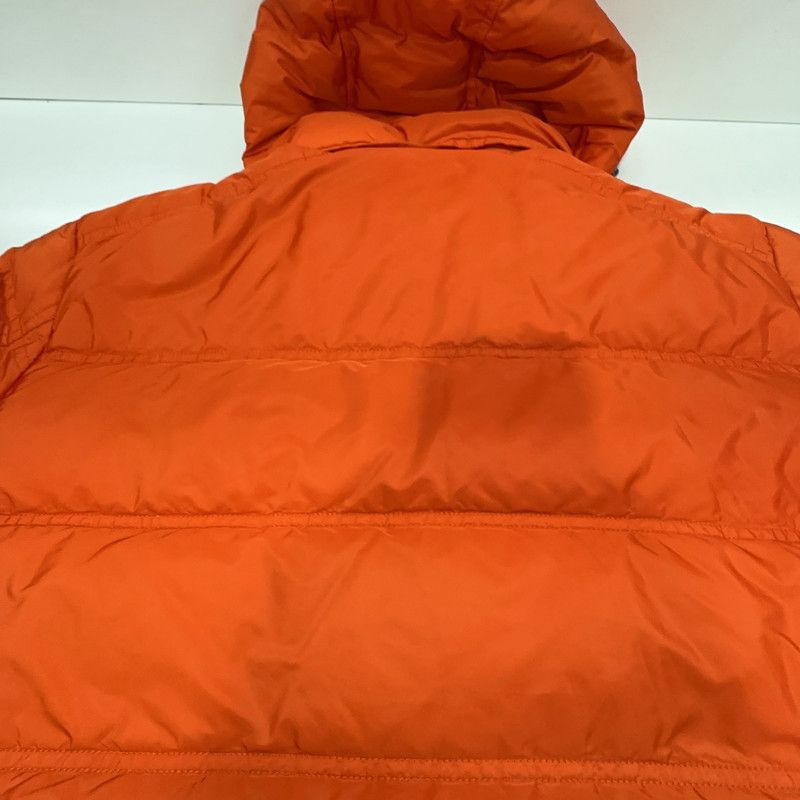 Prada Prada Orange Glossy Triangle Logo Down Jacket Size US XL / EU 56 / 4 - 20 Thumbnail
