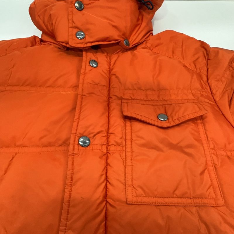 Prada Prada Orange Glossy Triangle Logo Down Jacket Size US XL / EU 56 / 4 - 4 Thumbnail