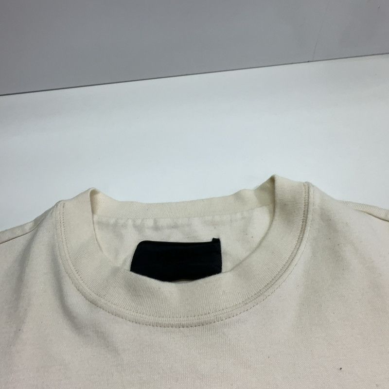 Prada Prada Ivory Cotton Short Sleeve T-Shirt Size US L / EU 52-54 / 3 - 4 Thumbnail