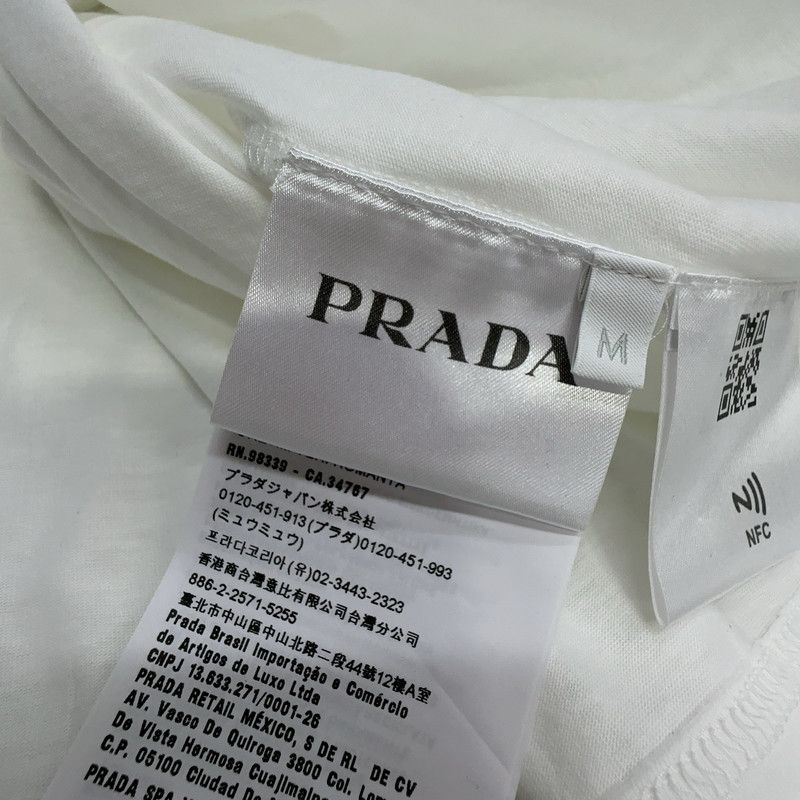 Prada Prada SS23 Triangle Logo Casual T-Shirt Size US M / EU 48-50 / 2 - 4 Thumbnail