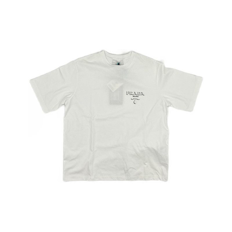 Prada Prada SS24 Logo Print Short Sleeve T-Shirt Size US M / EU 48-50 / 2 - 4 Thumbnail