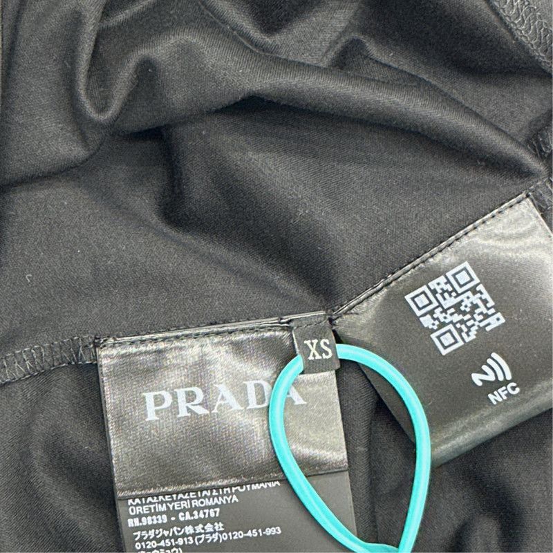 Prada Prada Logo Printed Black Short Sleeve T-Shirt Size US XS / EU 42 / 0 - 2 Thumbnail