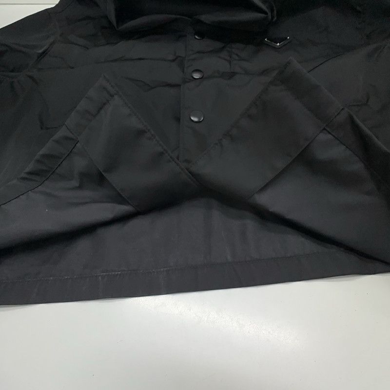 Prada PRADA Black Logo Oversized Short Sleeve Shirt Size US M / EU 48-50 / 2 - 9 Thumbnail