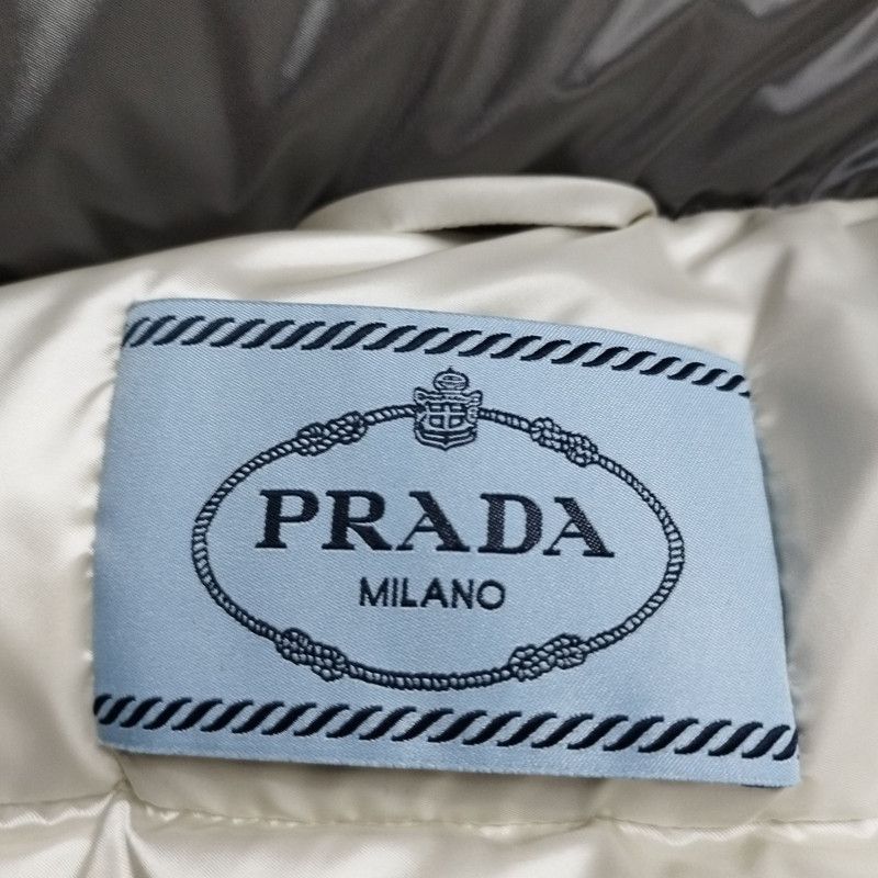 Prada Prada Blue Down Vest with Triangle Logo Size US S / EU 44-46 / 1 - 2 Thumbnail