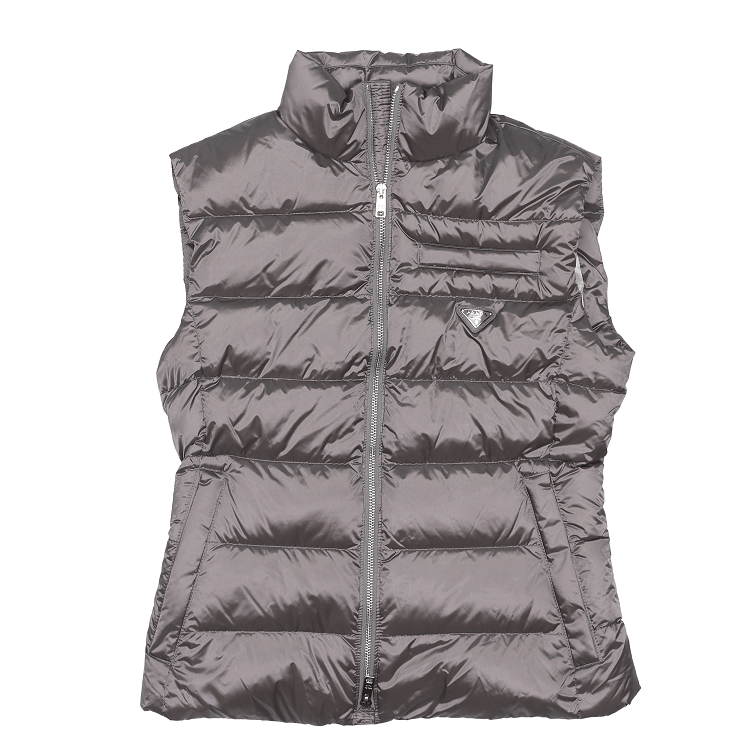 Prada Prada Logo Zip Collar Down Vest Size US S / EU 44-46 / 1 - 7 Thumbnail