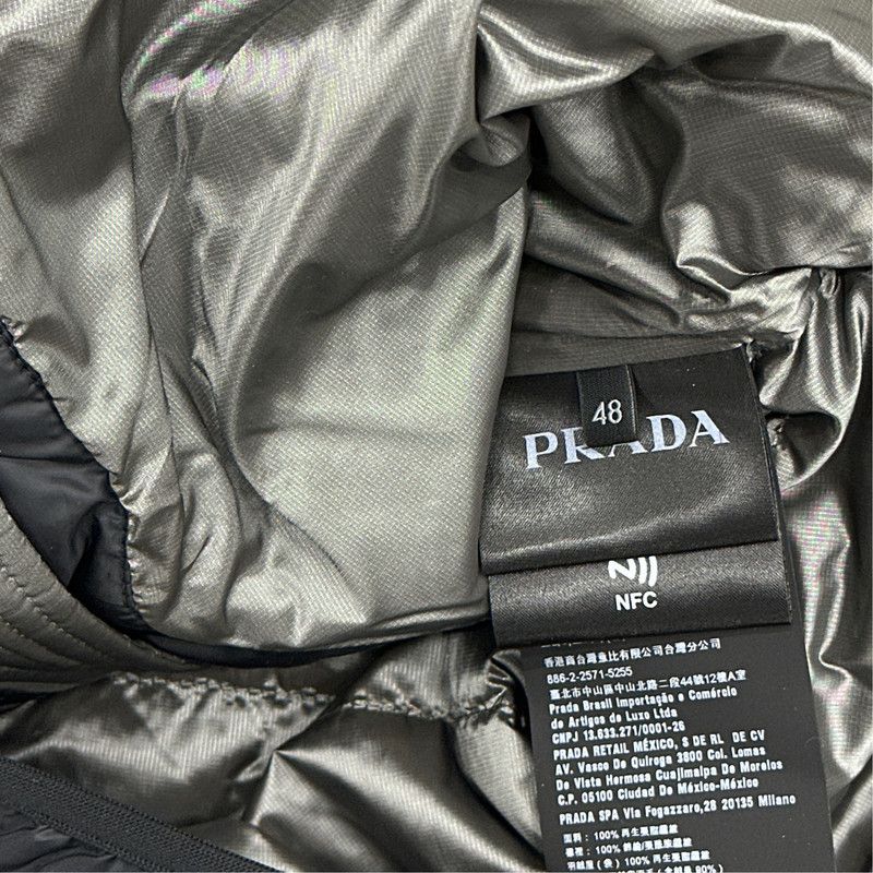 Prada Prada Men's Casual Black Down Jacket Size US M / EU 48-50 / 2 - 4 Thumbnail