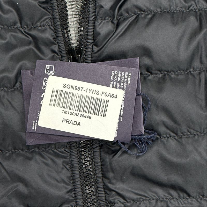 Prada Prada Men's Casual Black Down Jacket Size US M / EU 48-50 / 2 - 2 Thumbnail