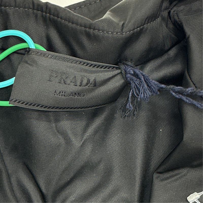 Prada PRADA Black Logo Loose Short Sleeve Shirt Size US S / EU 44-46 / 1 - 2 Thumbnail