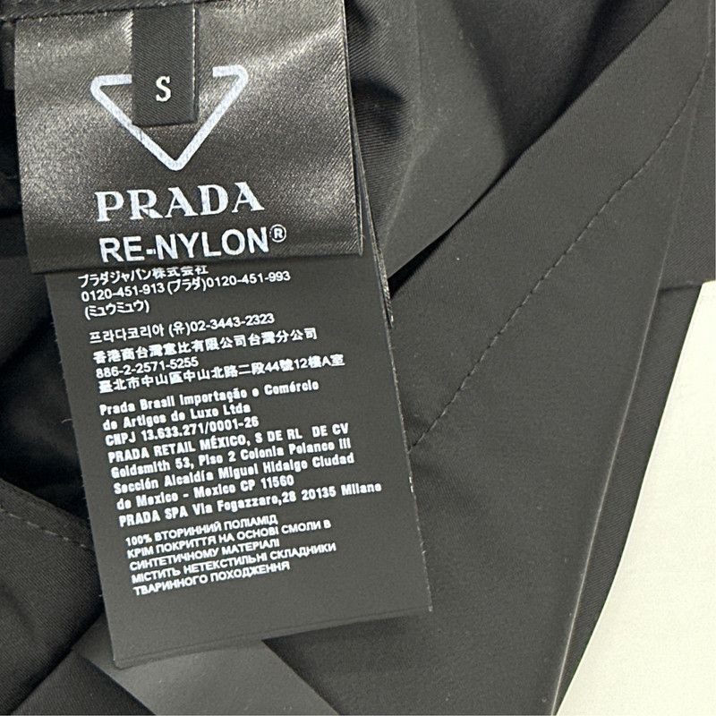 Prada PRADA Black Logo Loose Short Sleeve Shirt Size US S / EU 44-46 / 1 - 3 Thumbnail