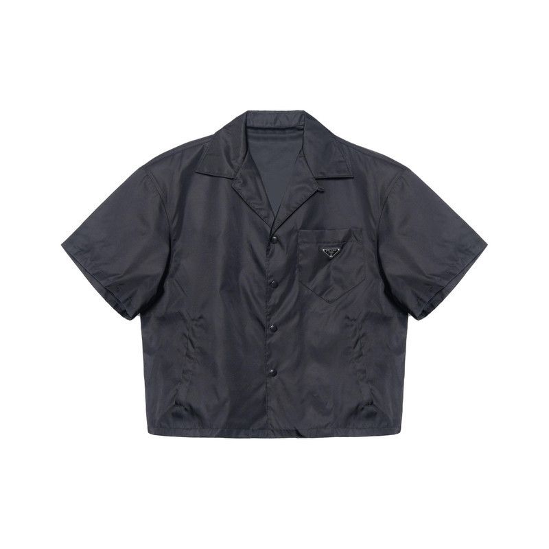 Prada Prada Logo Loose Black Short Sleeve Shirt Size US S / EU 44-46 / 1 - 4 Thumbnail