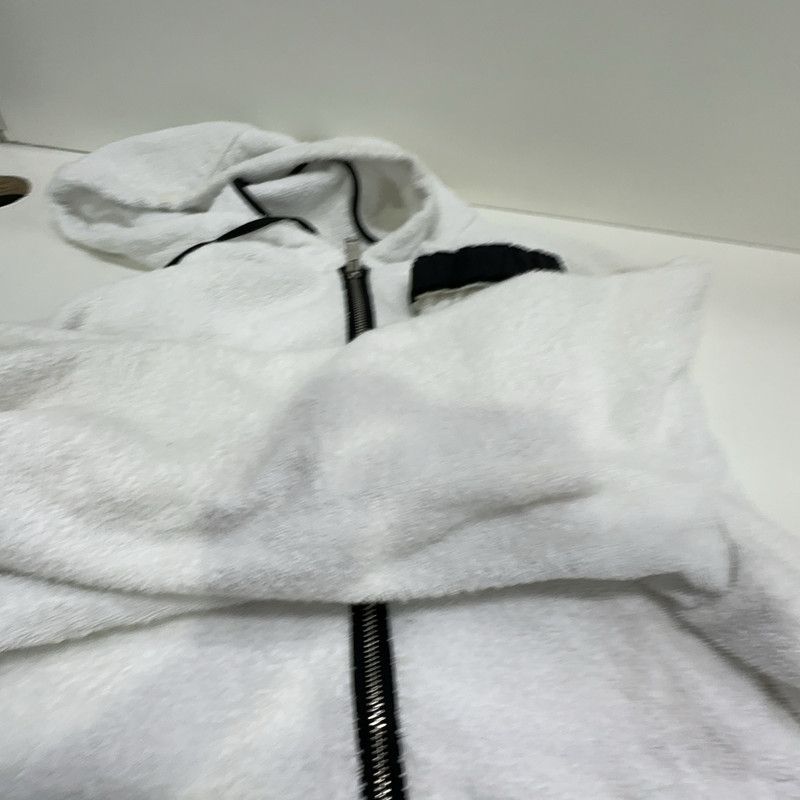 Prada Prada SS22 White Logo Zip Hoodie Jacket Size US XL / EU 56 / 4 - 8 Thumbnail