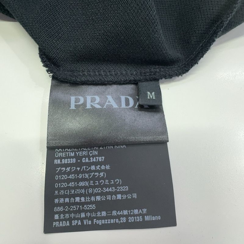Prada Prada Black Logo Short Sleeve Polo Shirt Size US M / EU 48-50 / 2 - 6 Thumbnail