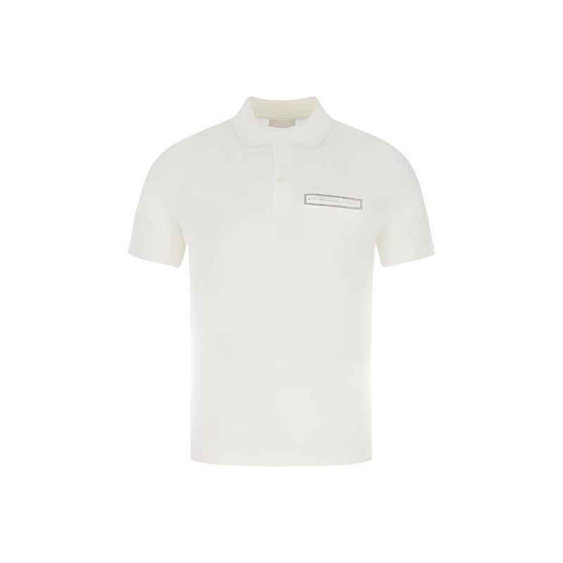 Prada Prada White Short Sleeve Polo with Pocket Size US S / EU 44-46 / 1 - 6 Thumbnail