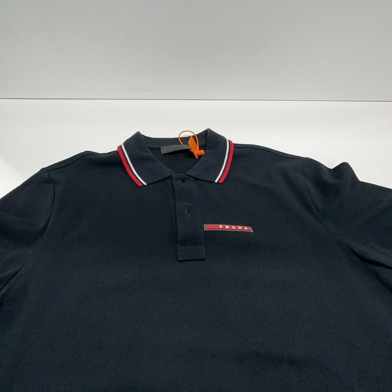Prada Prada Black Short Sleeve Polo Shirt for Men Size US M / EU 48-50 / 2 - 5 Thumbnail