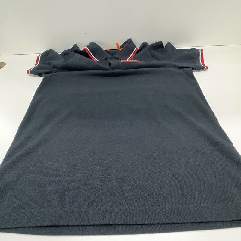 Prada Prada Black Short Sleeve Polo Shirt for Men Size US M / EU 48-50 / 2 - 14 Thumbnail