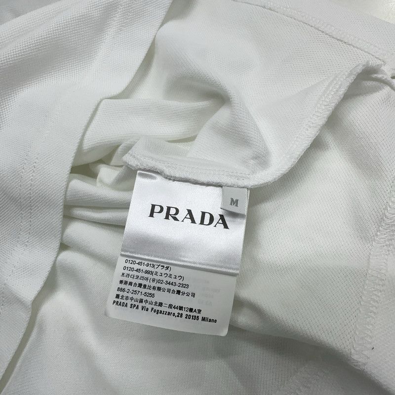 Prada Prada Casual White Short Sleeve Polo Shirt Size US M / EU 48-50 / 2 - 3 Thumbnail