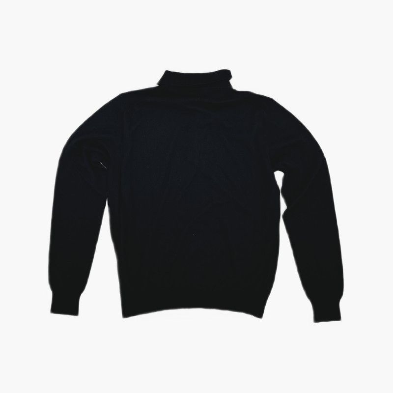 Prada Prada Black Long Sleeve Polo Shirt for Men Size US M / EU 48-50 / 2 - 2 Thumbnail
