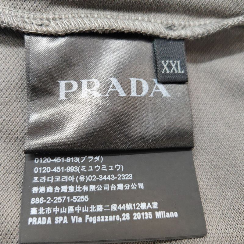 Prada Prada Striped Short Sleeve Polo Shirt Size US XXL / EU 58 / 5 - 2 Thumbnail