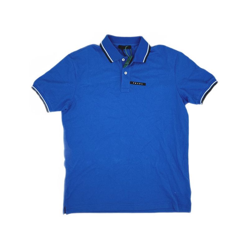 Prada Prada Striped Collar Short Sleeve Polo Shirt Size US M / EU 48-50 / 2 - 3 Thumbnail