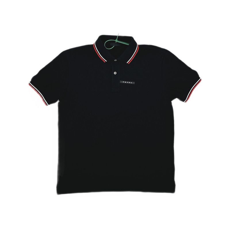 Prada Prada Striped Letter Short Sleeve Polo Size US M / EU 48-50 / 2 - 6 Thumbnail