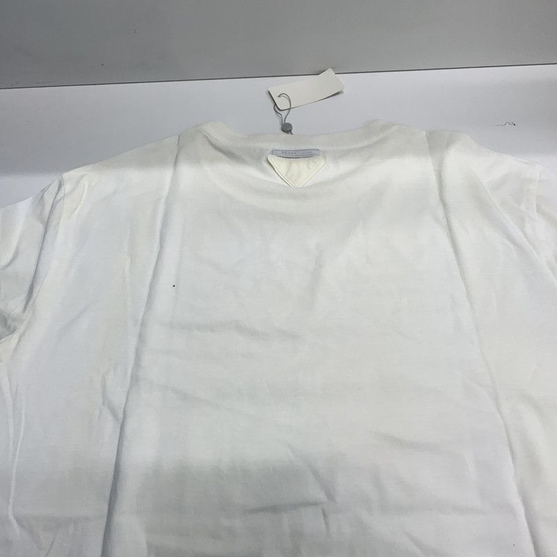 Prada Prada Casual White Short Sleeve T-Shirt Size US XXL / EU 58 / 5 - 7 Thumbnail