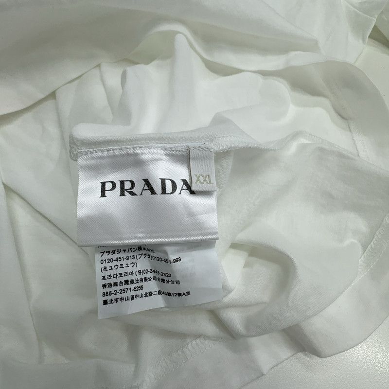 Prada Prada Plain Casual Short Sleeve T-Shirt Size US XXL / EU 58 / 5 - 6 Thumbnail