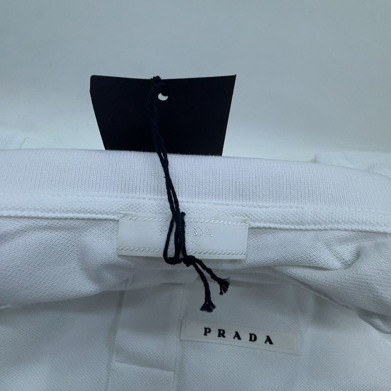 Prada Prada White Casual Short Sleeve Polo Shirt Size US XXL / EU 58 / 5 - 7 Thumbnail