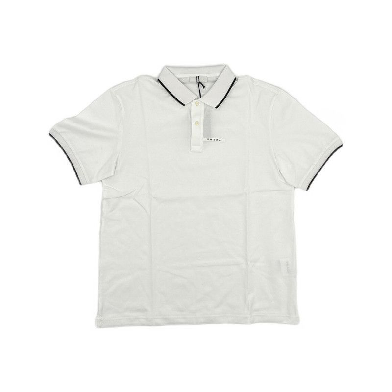 Prada Prada White Casual Short Sleeve Polo Shirt Size US XXL / EU 58 / 5 - 9 Thumbnail