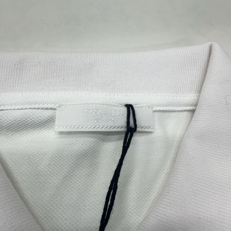 Prada Prada Casual White Short Sleeve Polo Shirt Size US XXL / EU 58 / 5 - 5 Thumbnail