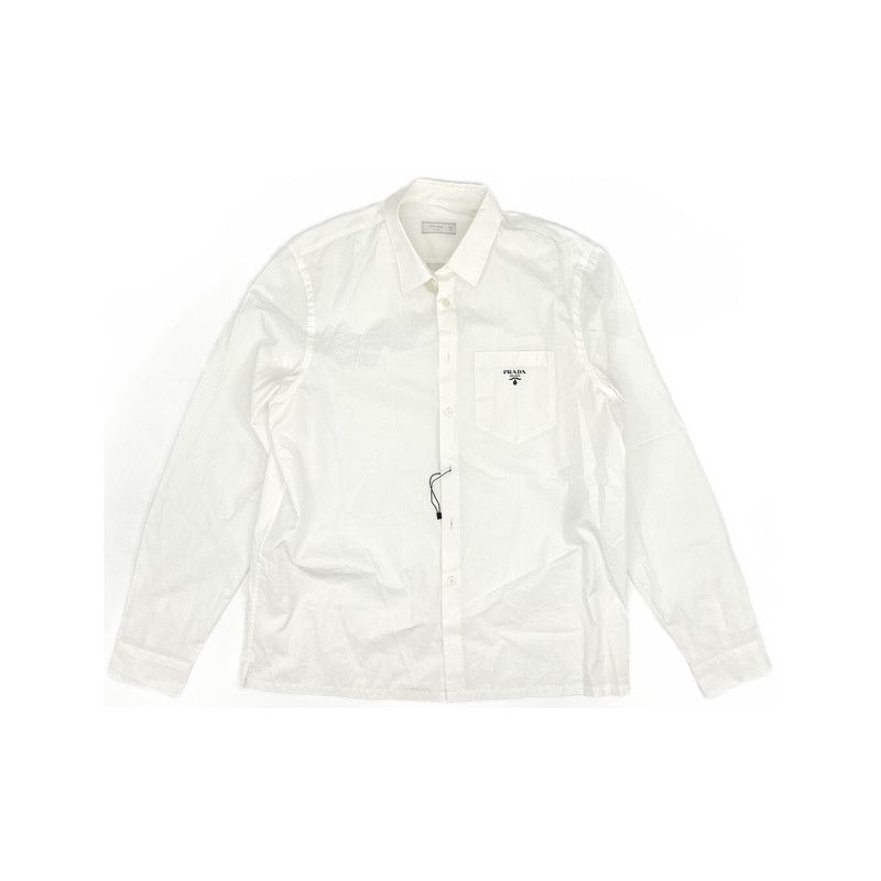 Prada Prada Casual Solid Color Long Sleeve Shirt Size US S / EU 44-46 / 1 - 6 Thumbnail