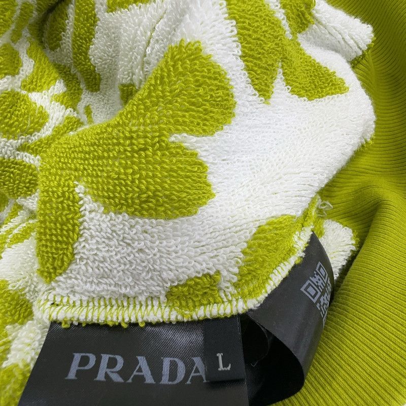 Prada Prada SS22 Floral Print Hooded Sweatshirt Size US L / EU 52-54 / 3 - 8 Thumbnail