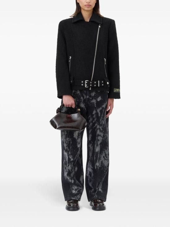 Ganni GANNI Women Jackets W0026 099 Black Size S / US 4 / IT 40 - 6 Thumbnail
