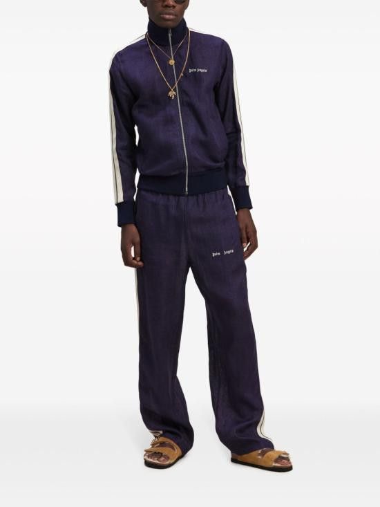 Palm Angels PALM ANGELS Men Hoodies PMBD072S24FAB001 4603 Blue Size US L / EU 52-54 / 3 - 2 Thumbnail