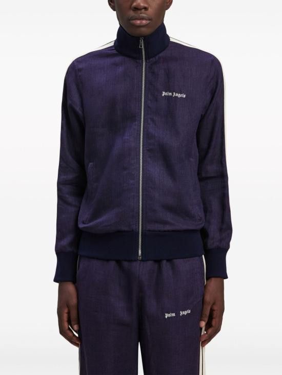 Palm Angels PALM ANGELS Men Hoodies PMBD072S24FAB001 4603 Blue Size US M / EU 48-50 / 2 - 4 Thumbnail