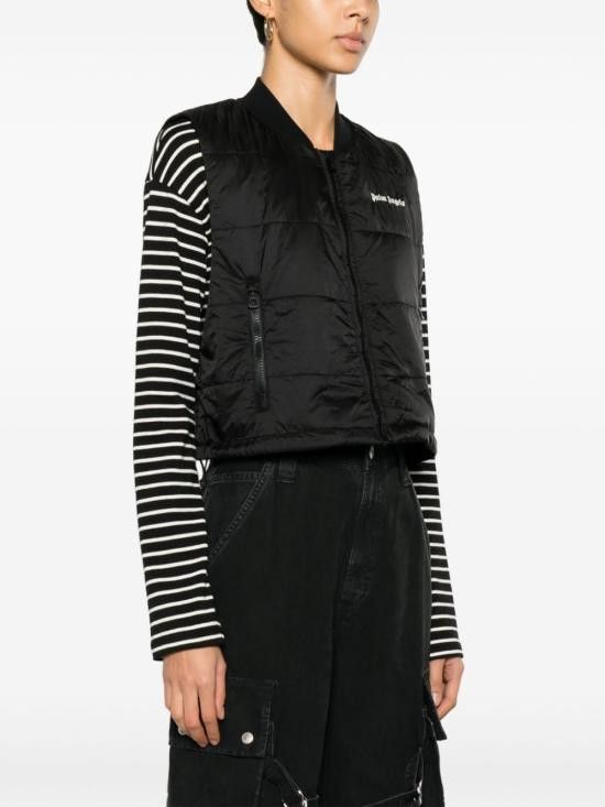 Palm Angels PALM ANGELS Women Sweater PWEA118S24FAB001 1003 Black Size M / US 6-8 / IT 42-44 - 5 Thumbnail