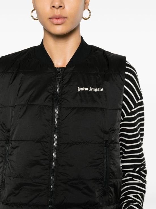 Palm Angels PALM ANGELS Women Sweater PWEA118S24FAB001 1003 Black Size XS / US 0-2 / IT 36-38 - 2 Thumbnail
