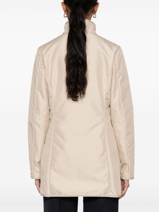 Fay FAY Women Coats NAW50483690 AXXC003 Beige Size L / US 10 / IT 46 - 3 Thumbnail