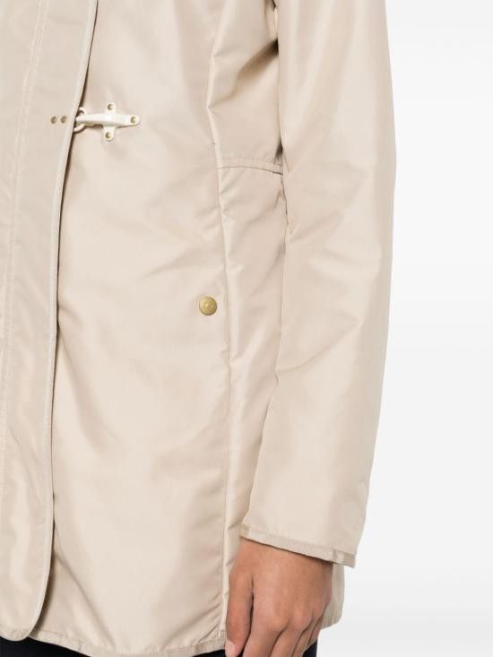 Fay FAY Women Coats NAW50483690 AXXC003 Beige Size L / US 10 / IT 46 - 2 Thumbnail