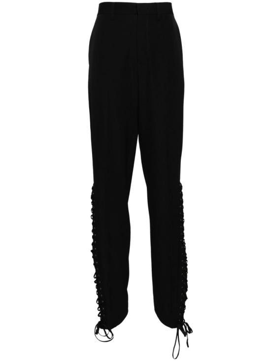 Jean Paul Gaultier JEAN PAUL GAULTIER Women Straight Pants PA021I C04200 Black Size 27" / US 4 / IT 40 - 3 Thumbnail