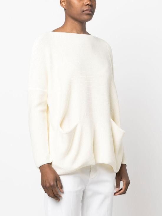 Daniela Gregis DANIELA GREGIS Women Sweater MB6X5 C37F White Size ONE SIZE - 2 Thumbnail