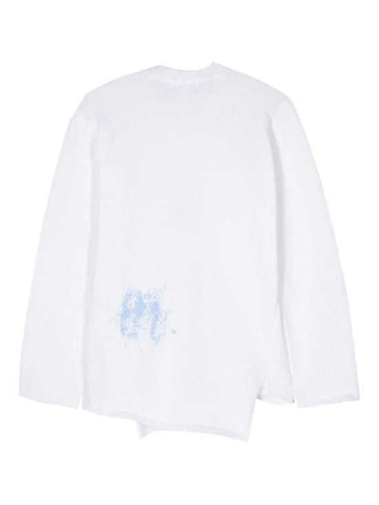 Comme des Garcons COMME DES GARCONS Men Sweater FMN002 1 White Size US M / EU 48-50 / 2 - 2 Thumbnail