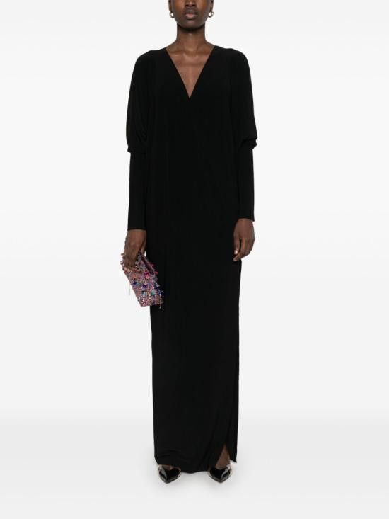 Norma Kamali NORMA KAMALI Women Long Skirts KK3243PLF85 001 Black Size XXS / US 00 / IT 34 - 4 Thumbnail