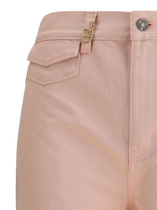 Chloe CHLOE Women Denim Pants CH25UDP03252 6C7 PINK Size 28" / US 6 / IT 42 - 3 Thumbnail